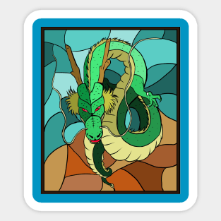 Glass Shenron Sticker